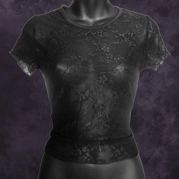 Ardene Lace Crop Top - Picture 1 of 4